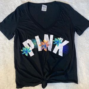 Limited Edition Pink Embroidered Crop Top